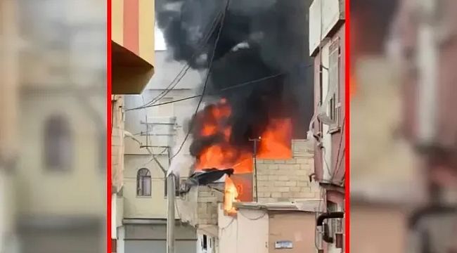 Korku dolu anlar yaşandı! Urfa'da yangın