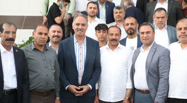 Başkan Kuş ve Beraberindekiler Bakırtaş'ta Halkla Buluştu
