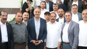 Başkan Kuş ve Beraberindekiler Bakırtaş'ta Halkla Buluştu