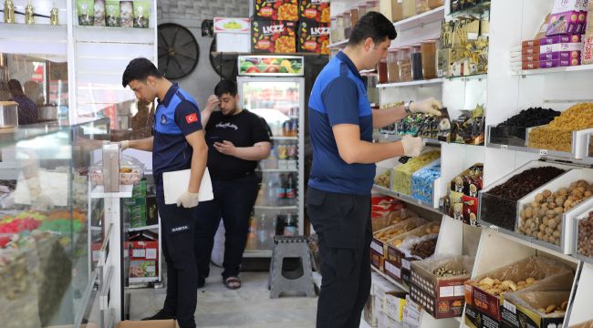 Haliliye Belediyesi’nden Tatlı Ve Şekerleme Satış Noktalarına Sıkı Denetim
