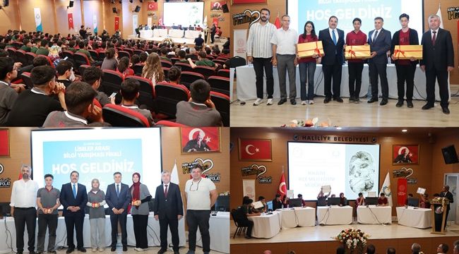 Haliliye’de Bilgi Yarışması Finali Gerçekleştirildi