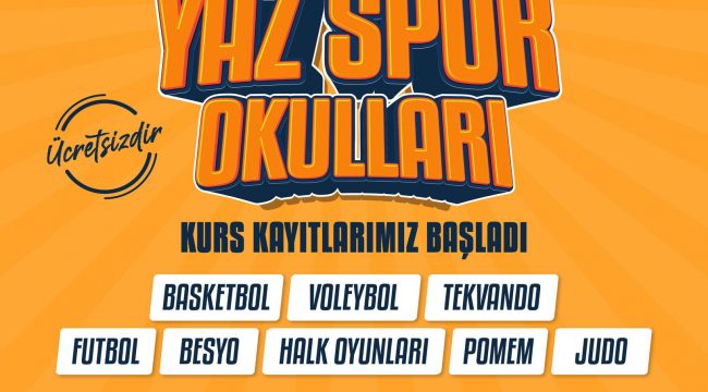 Haliliye'de Yaz Spor Okulları Kayıtları Başlıyor