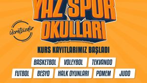 Haliliye'de Yaz Spor Okulları Kayıtları Başlıyor
