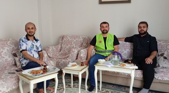 İz Bırakanlar Cemiyeti Başkanı Şanlı'dan Anlamlı Ziyaret