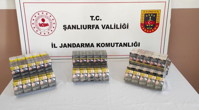 Şanlıurfa’da Jandarmadan Tütün ve Alkol Kaçakçılarına Darbe