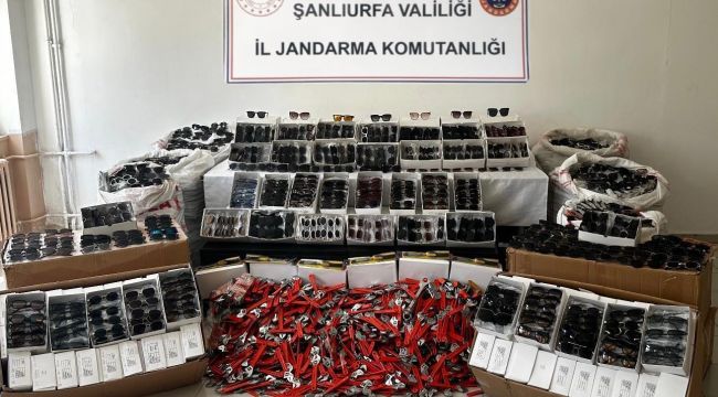 Şanlıurfa'da Kaçak Gözlük Operasyonu: 32 Milyon TL’lik Ürün Ele Geçirildi
