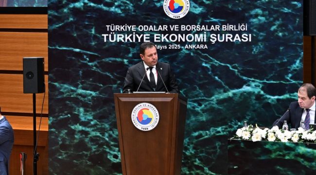 ŞUTSO Başkanı Mehmet Yetim, TOBB Ekonomi Şurası’nda Şanlıurfa’nın Taleplerini Gündeme Getirdi