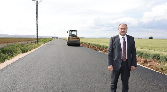 Tarihi Harran Yolu Sıcak Asfaltla İlk Kez Buluştu