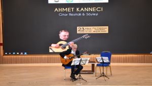 Ünlü Gitarist Ahmet Kanneci Harran Üniversitesi’nde Resital Verdi