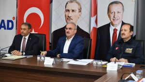 Vali Şıldak'ın Gündemi Bakan Yardımcısı Karaloğlu İle Birlikte Deprem Sonrası İyileştirme Çabalarıydı