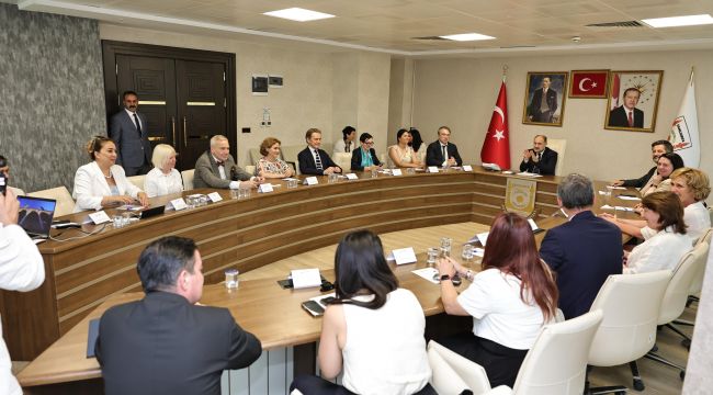 AB Büyükelçileri Heyetinden Başkan Gülpınar’a Ziyaret