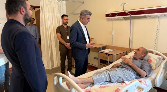 AK Parti İl Başkanı Günbegi'den Hastalara Moral Ziyareti