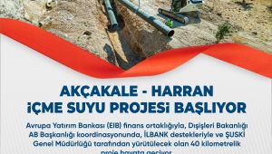 Akçakale Ve Harran'a Kesintisiz Su Müjdesi
