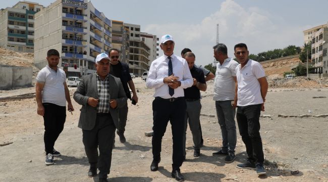 Başkan Mehmet Kuş Osmanlı Mahallesi’nde İncelemelerde Bulundu