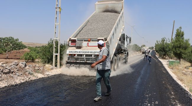 Büyükşehir, Karaköprü’nün Kırsal Yollarını Yeniliyor