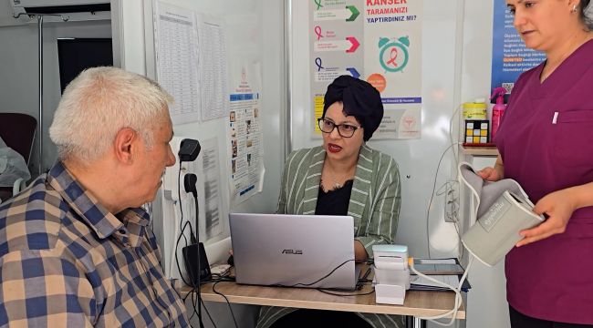 Eyyübiye Belediyesi Mobil Sağlık Tarama Aracı Görevde