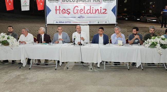 Karaköprü’de Halk Günü Buluşmaları Başladı
