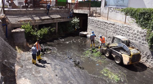 Korçik Deresi’nde Temizlik Çalışmaları Başladı 
