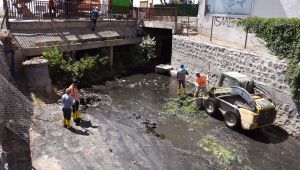 Korçik Deresi’nde Temizlik Çalışmaları Başladı 