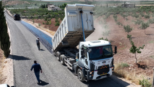 Külaflı Mahallesi Yolu Sathi Kaplama İle Yenilendi