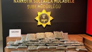  Şanlıurfa'da uyuşturucu operasyonu: 35 kilo skunk ele geçirildi