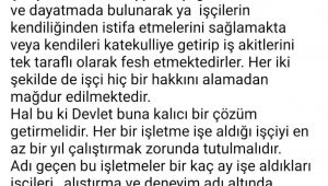 Şanlıurfa OSB'de emek sömürüsüne tepki: “İşçi hakkı kutsaldır”