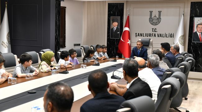Vali Şıldak, Şanlıurfa’nın Gururu Öğrencilerle Buluştu