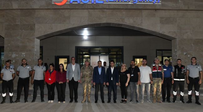 Vali Şıldak, Ziyaretlerine devam ediyor