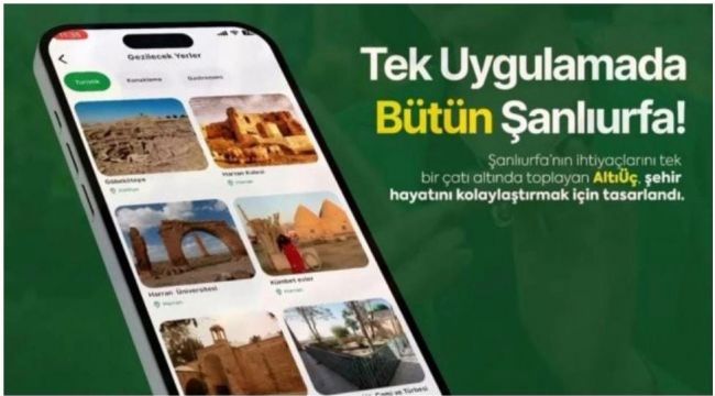 AltıÜç Uygulamasıyla Şanlıurfa’ya Yerli ve Dijital Bir Dokunuş