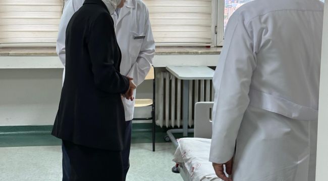  Bakan Göktaş’tan metan gazından zehirlenen askerlere ziyaret
