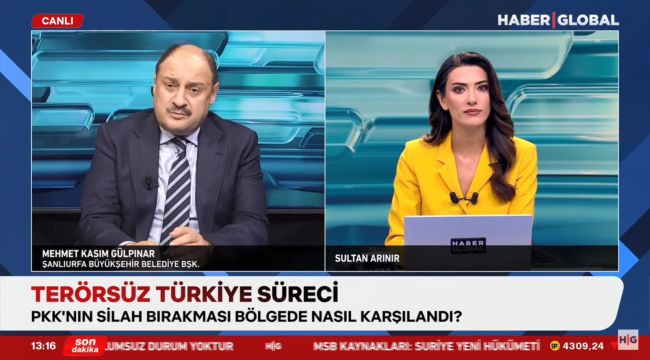 Başkan Gülpınar: “Şanlıurfa, Terörsüz Bir Geleceğe Ve Turizmde Zirveye Hazırlanıyor”