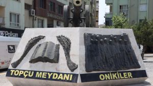 Büyükşehir Belediyesi’nden Topçu Ve Rabia Meydanları’na Estetik Dokunuş