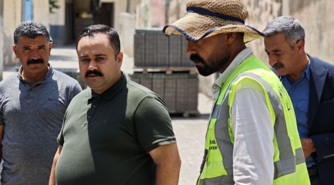 Eş Başkan İnan, Yol Yenileme Çalışmalarını Yerinde Denetledi