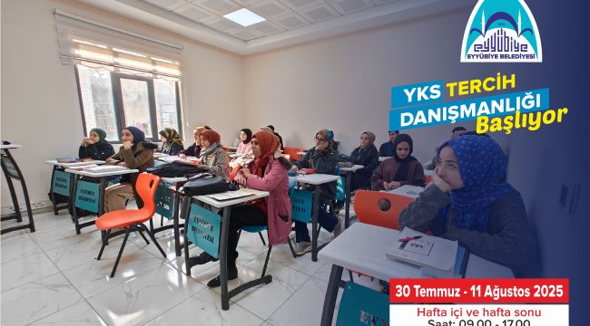 Eyyübiye Belediyesi’nden Gençlere YKS Tercih Desteği