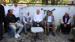 İl Başkanı Günbegi Esnaf Ziyaretlerini Sürdürüyor