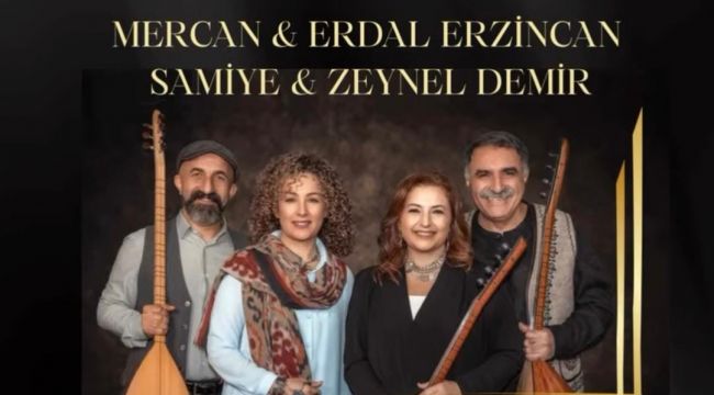 Samiye Rastgeldi Demir'den Türk Halk Müziği’ne Uluslararası Proje: Mercan ve Erdal Erzincan’la Amsterdam’da Konser
