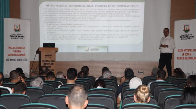Şanlıurfa Büyükşehir Belediyesi’nde 2026 Yılı Performans Esaslı Bütçe Uygulaması Eğitimi Gerçekleştirildi
