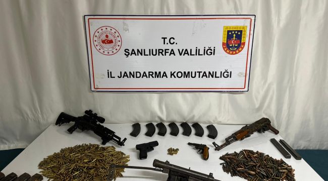 Şanlıurfa'da Ruhsatsız Silah Operasyonu: Çok Sayıda Silah ve Mühimmat Ele Geçirildi