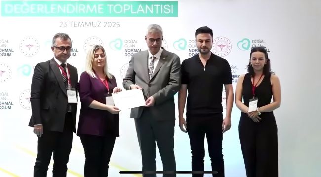 Şanlıurfa İl Sağlık Müdürlüğü’ne “Normal Doğum” Başarısı Ödülü
