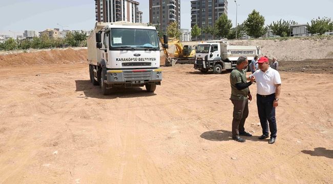 Alibaba Mahallesine 5 Bin Metrekarelik Yeni Park Kazandırılıyor