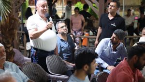 Başkan Nihat Çiftçi Atakent'te Vatandaşlarla Buluştu