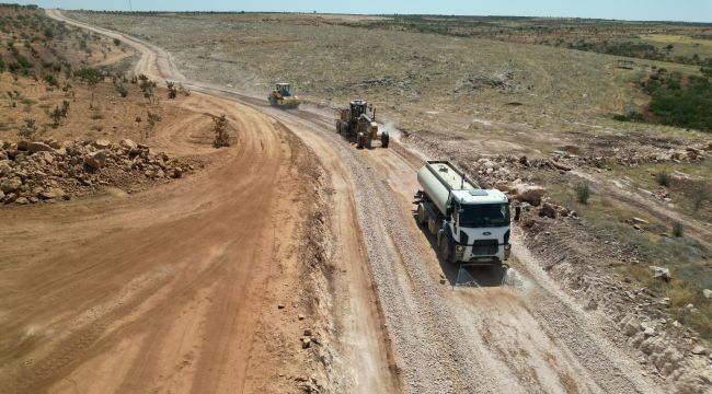 Büyükşehir, 39 KM’lik Grup Yolu İçin Asfalt Hazırlıklarını Hızlandırdı
