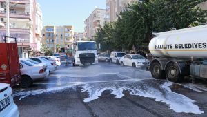 Haliliye Belediyesi'nden Mahallelere Temizlik Çıkarması