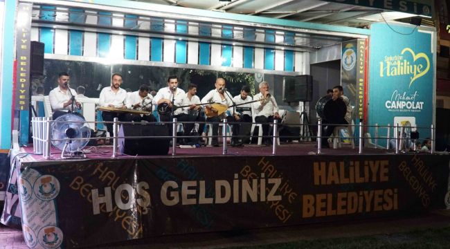Haliliye'de Yaz Konserleri Coşkusu Sürüyor