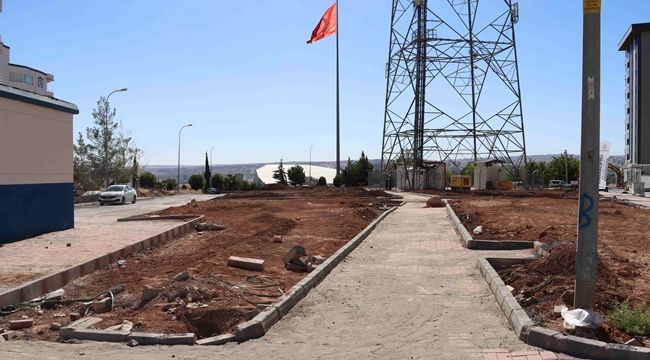 Karaköprü’de Yeşil Alan Yatırımları Sürüyor