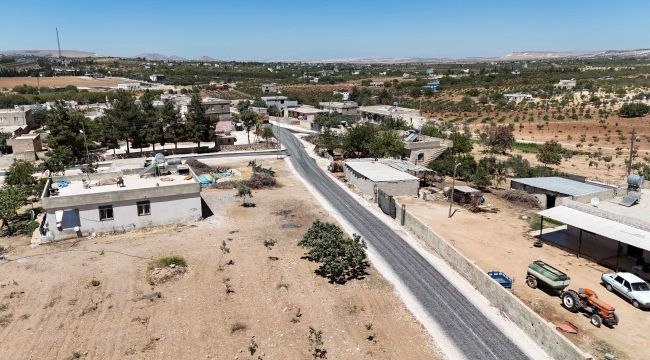 Karaköprü Kırsalında Kış Öncesi Yollarda Sathi Asfalt Seriliyor