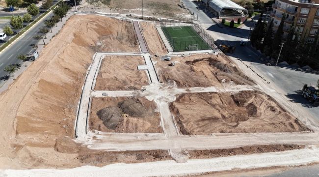 Karaköprü Yeni Yeşil Alanlarla Güzelleşiyor