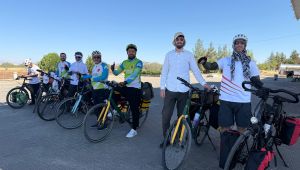 Maviyi Koru, Yeşili Çoğalt” sloganıyla 300 kilometrelik bisiklet turu