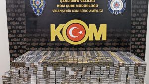 Şanlıurfa'da Kaçak Sigara Operasyonu: 55 Bin Paket Ele Geçirildi