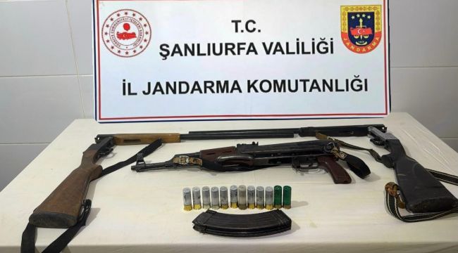 Şanlıurfa’da Ruhsatsız Silah Operasyonu: 3 Gözaltı